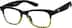 Columbus Crew Square Glasses 2043621 in Black