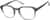 Angle view of Square Glasses 2043712 in Gray thumbnail