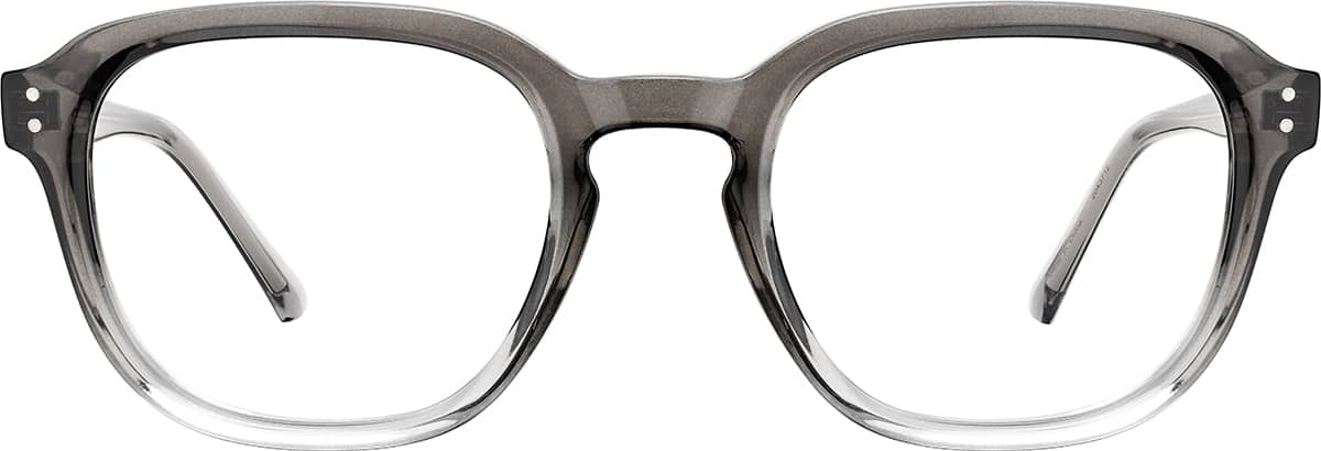 Front view of Square Glasses 2043712 in Gray