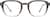 Front view of Square Glasses 2043712 in Gray thumbnail