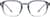 Front view of Square Glasses 2043716 in Blue thumbnail