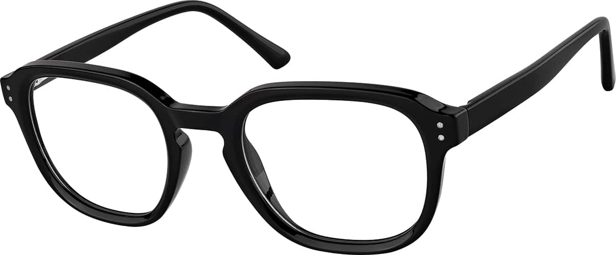 Angle view of Square Glasses 2043721 in Black