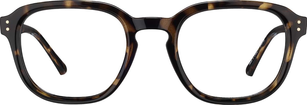 Front view of Square Glasses 2043725 in Tortoiseshell