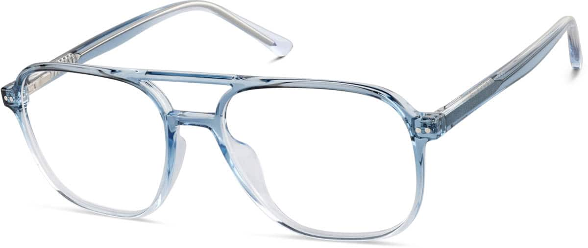 Angle view of Aviator Glasses 2043816 in Blue