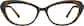 Front view of Cat-Eye Glasses 2043925 in Tortoiseshell thumbnail