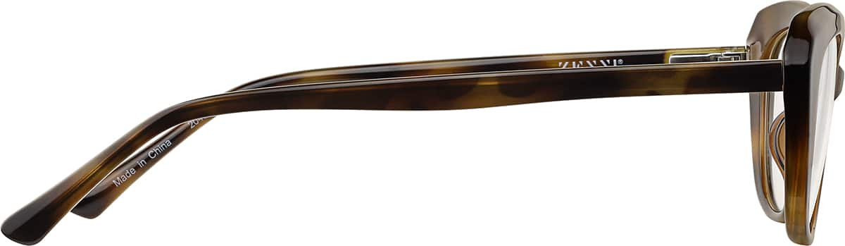 Side view of Cat-Eye Glasses 2043925 in Tortoiseshell