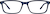 Front view of Boston Strong Glasses 2044016 in Blue thumbnail