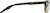 Side view of Boston Strong Glasses 2044025 in Tortoiseshell thumbnail