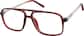 Angle view of Lucky 7s Glasses 2044218 in Red thumbnail