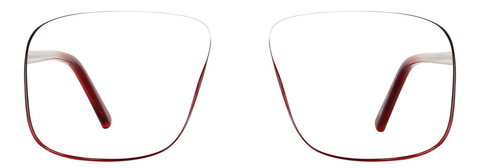 Red Lucky 7s Glasses #2044218 | Zenni Optical