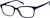 Angle view of Rectangle Glasses 2044316 in Blue thumbnail