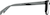 Side view of Rectangle Glasses 2044321 in Black thumbnail