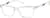 Angle view of Rectangle Glasses 2044323 in Clear thumbnail