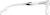 Side view of Rectangle Glasses 2044323 in Clear thumbnail
