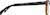 Side view of Rectangle Glasses 2044325 in Tortoiseshell thumbnail