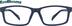 Rectangle Glasses 2044416 in Blue