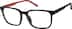 Square Glasses 2044621 in Black