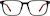 Front view of Square Glasses 2044621 in Black thumbnail