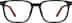 Rectangle Glasses 2044621 in Black