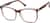 Angle view of Geometric Glasses 2044815 in Brown thumbnail