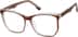 Geometric Glasses 2044815 in Brown