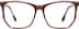 Geometric Glasses 2044815 in Brown