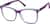 Angle view of Geometric Glasses 2044817 in Purple thumbnail