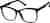 Angle view of Geometric Glasses 2044821 in Black thumbnail