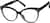 Angle view of Cat-Eye Glasses 2044921 in Black thumbnail