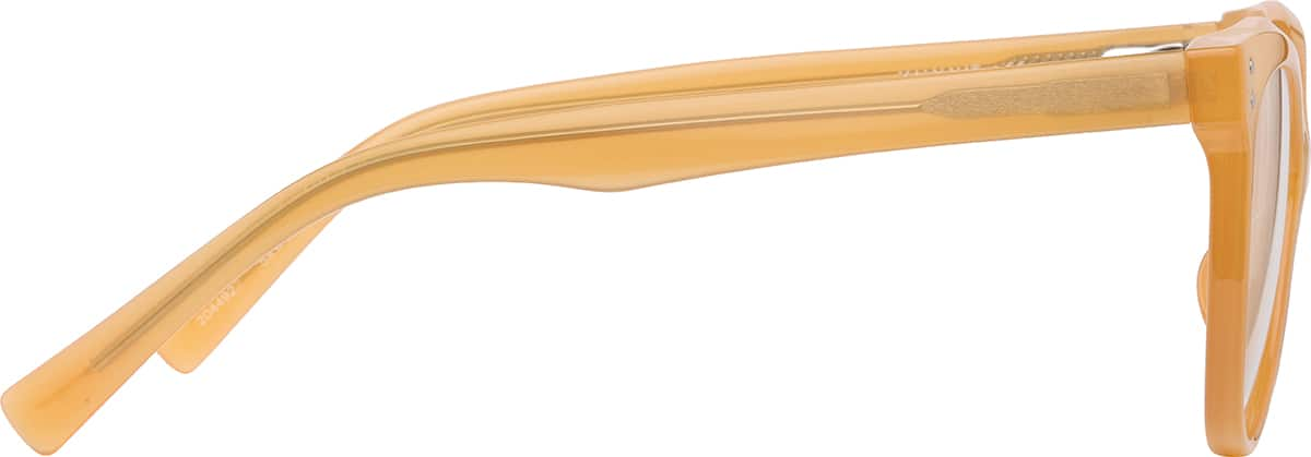 Side view of Cat-Eye Glasses 2044922 in Yellow