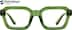 Rectangle Glasses 2045424 in Green