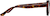 Side view of Rectangle Glasses 2045425 in Tortoiseshell thumbnail