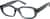 Angle view of Geometric Glasses 2045512 in Gray thumbnail