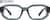 Front view of Geometric Glasses 2045512 in Gray thumbnail