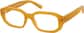 Angle view of Geometric Glasses 2045522 in Yellow thumbnail