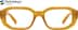 Geometric Glasses 2045522 in Yellow