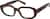 Angle view of Geometric Glasses 2045525 in Tortoiseshell thumbnail