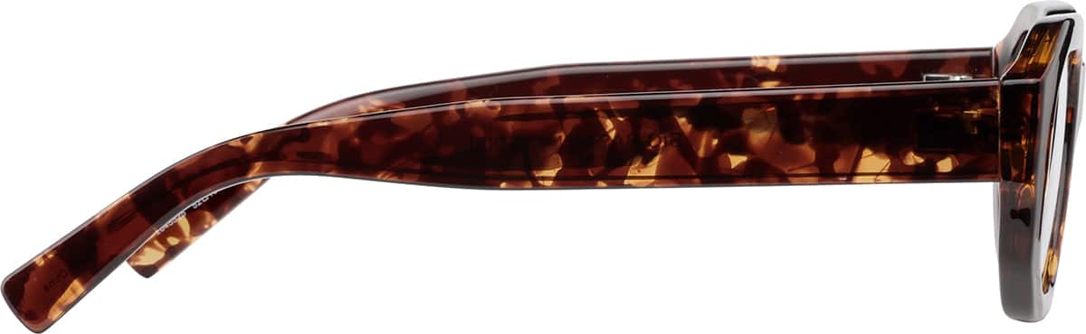 Side view of Geometric Glasses 2045525 in Tortoiseshell