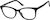 Angle view of Cat-Eye Glasses 2045621 in Black thumbnail