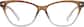 Front view of Cat-Eye Glasses 2045715 in Brown thumbnail