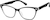 Angle view of Cat-Eye Glasses 2045721 in Black thumbnail