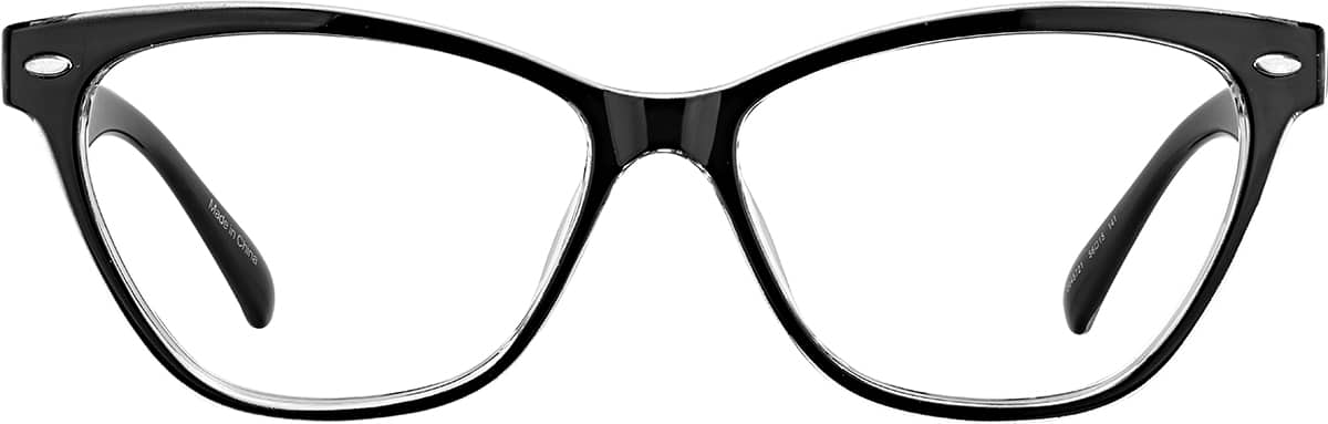 Front view of Cat-Eye Glasses 2045721 in Black