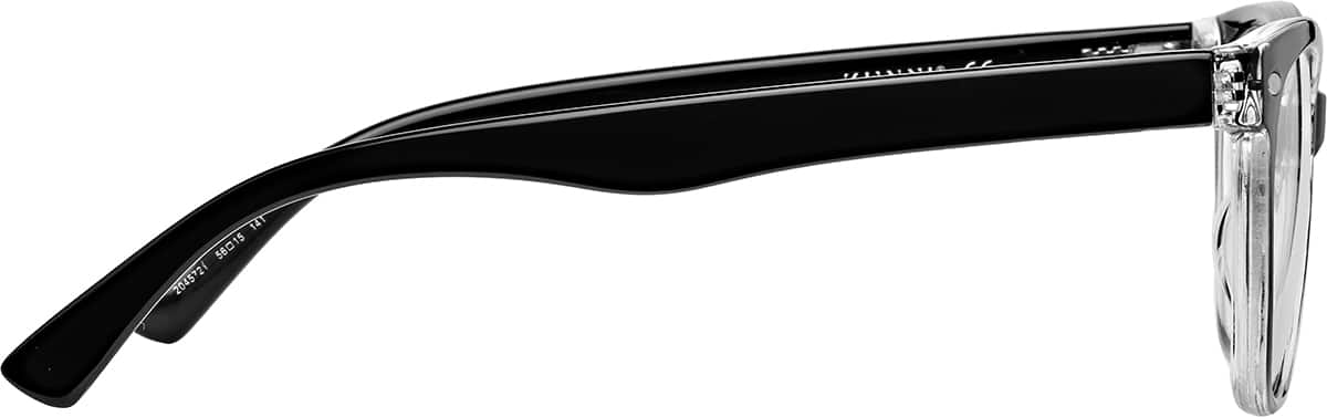 Side view of Cat-Eye Glasses 2045721 in Black