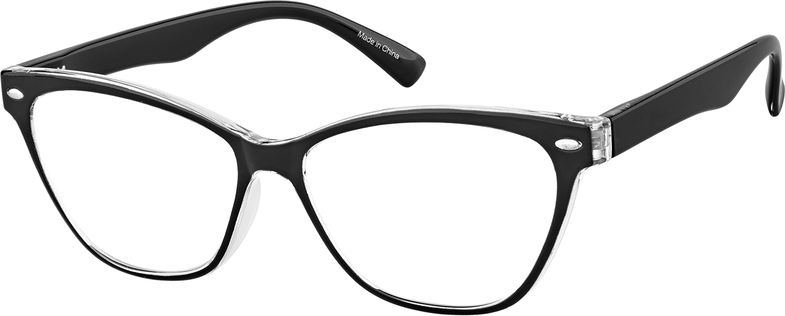 キャットページ Brown Cat-Eye Glasses #2045715 | Zenni Optical