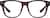 Front view of Square Glasses 2045818 in Red thumbnail