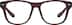 Square Glasses 2045818 in Red