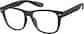 Angle view of Square Glasses 2045821 in Black thumbnail