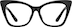 Cat-Eye Glasses 2045921 in Black
