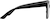 Side view of Cat-Eye Glasses 2045921 in Black thumbnail