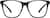 Front view of Square Glasses 2046021 in Black thumbnail